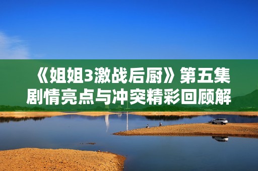 《姐姐3激战后厨》第五集剧情亮点与冲突精彩回顾解析