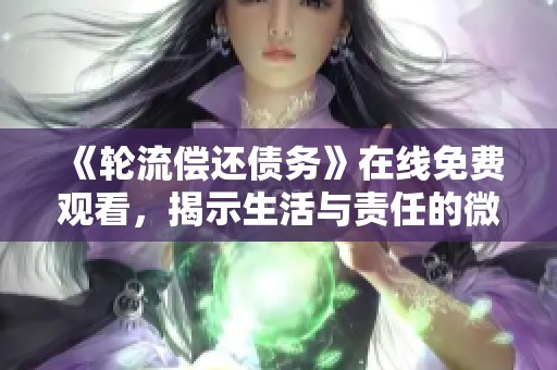 《轮流偿还债务》在线免费观看，揭示生活与责任的微妙关系