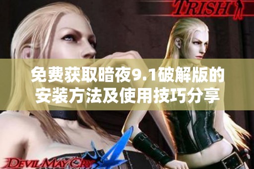 免费获取暗夜9.1破解版的安装方法及使用技巧分享