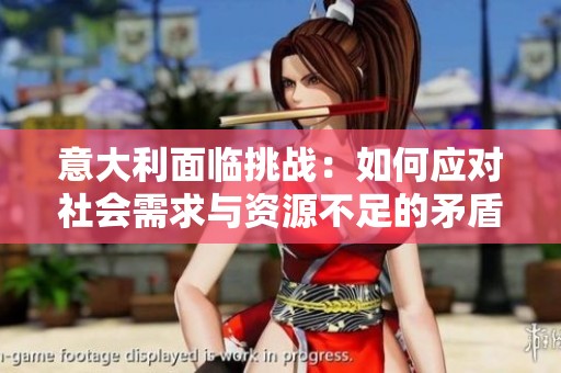 意大利面临挑战：如何应对社会需求与资源不足的矛盾