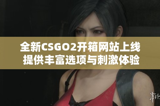 全新CSGO2开箱网站上线 提供丰富选项与刺激体验