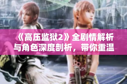 《高压监狱2》全剧情解析与角色深度剖析，带你重温经典作品魅力