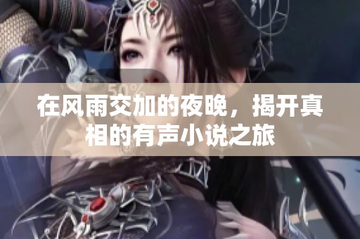 在风雨交加的夜晚，揭开真相的有声小说之旅