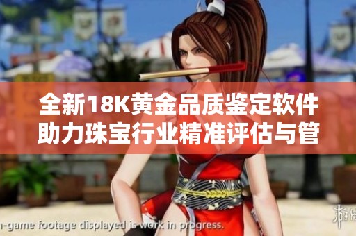 全新18K黄金品质鉴定软件助力珠宝行业精准评估与管理