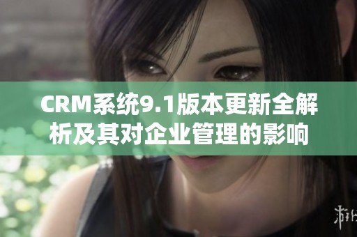 CRM系统9.1版本更新全解析及其对企业管理的影响