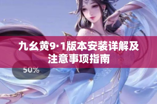九幺黄9·1版本安装详解及注意事项指南