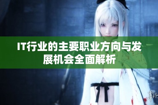 IT行业的主要职业方向与发展机会全面解析