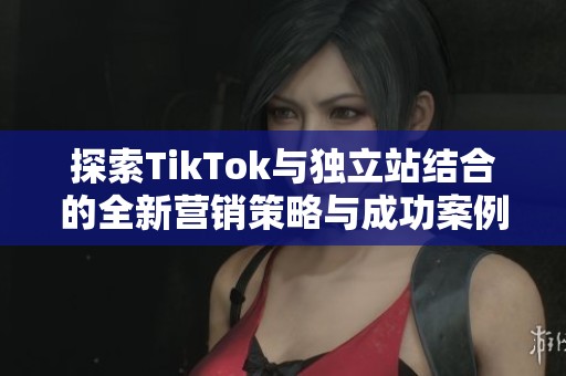 探索TikTok与独立站结合的全新营销策略与成功案例