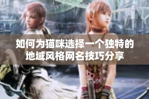如何为猫咪选择一个独特的地域风格网名技巧分享