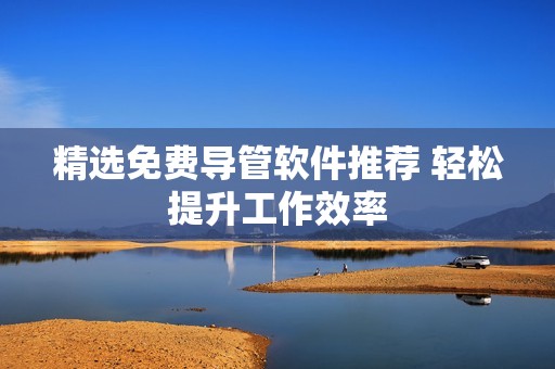 精选免费导管软件推荐 轻松提升工作效率