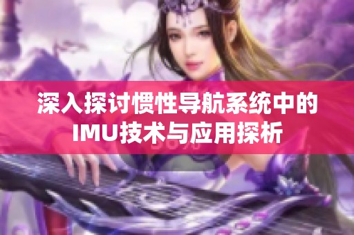 深入探讨惯性导航系统中的IMU技术与应用探析
