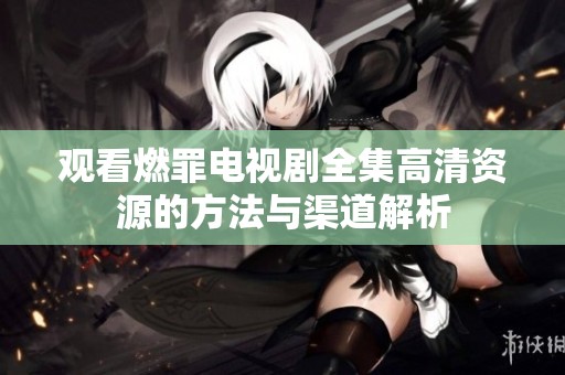 观看燃罪电视剧全集高清资源的方法与渠道解析