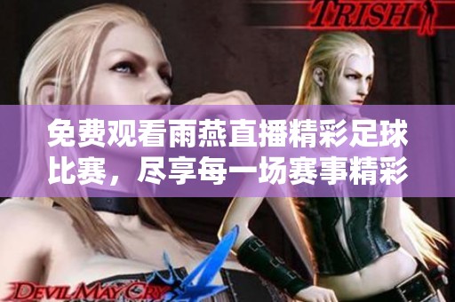 免费观看雨燕直播精彩足球比赛，尽享每一场赛事精彩瞬间