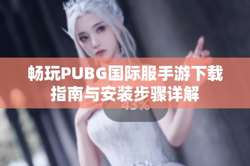 畅玩PUBG国际服手游下载指南与安装步骤详解