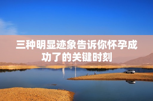 三种明显迹象告诉你怀孕成功了的关键时刻