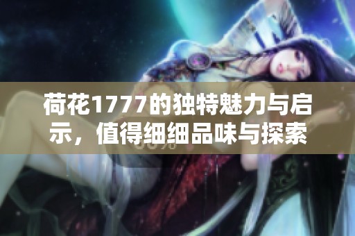 荷花1777的独特魅力与启示，值得细细品味与探索