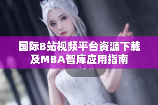 国际B站视频平台资源下载及MBA智库应用指南
