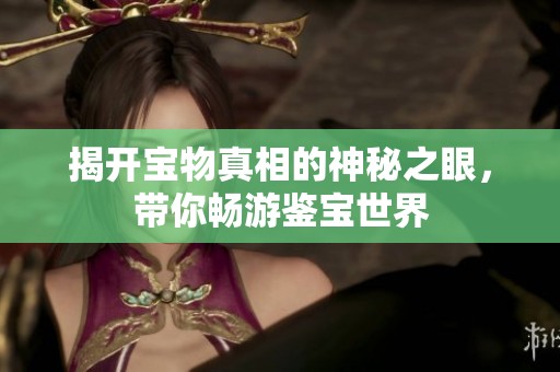 揭开宝物真相的神秘之眼，带你畅游鉴宝世界