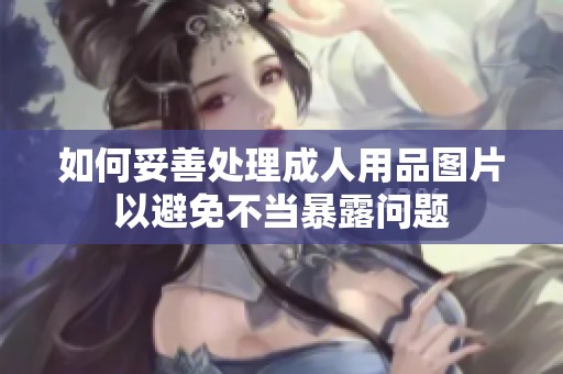 如何妥善处理成人用品图片以避免不当暴露问题