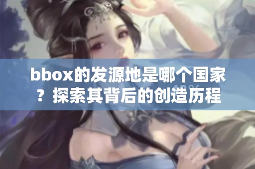 bbox的发源地是哪个国家？探索其背后的创造历程