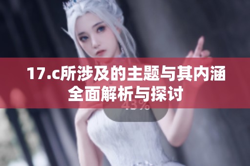 17.c所涉及的主题与其内涵全面解析与探讨