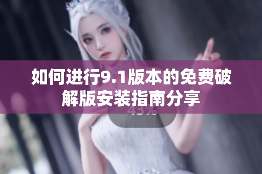 如何进行9.1版本的免费破解版安装指南分享