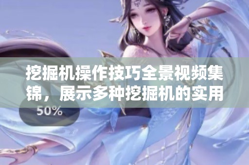 挖掘机操作技巧全景视频集锦，展示多种挖掘机的实用应用