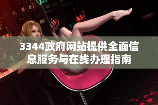 3344政府网站提供全面信息服务与在线办理指南