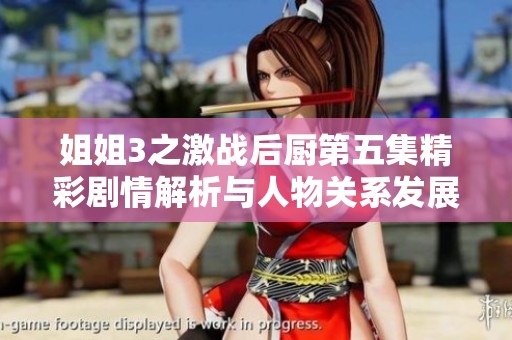 姐姐3之激战后厨第五集精彩剧情解析与人物关系发展探讨
