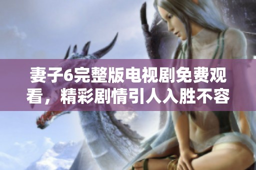 妻子6完整版电视剧免费观看，精彩剧情引人入胜不容错过
