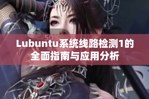 Lubuntu系统线路检测1的全面指南与应用分析