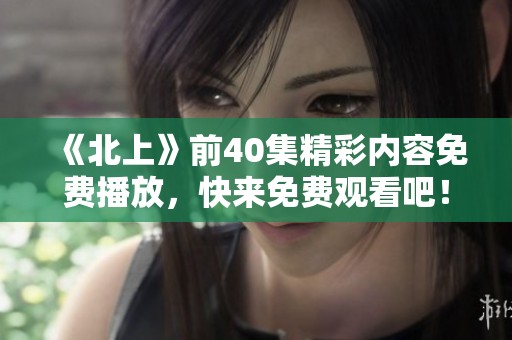 《北上》前40集精彩内容免费播放，快来免费观看吧！