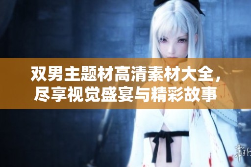 双男主题材高清素材大全，尽享视觉盛宴与精彩故事