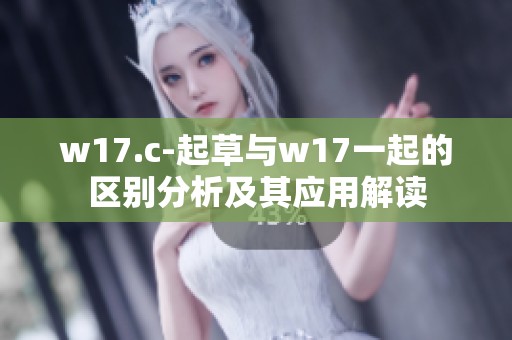 w17.c-起草与w17一起的区别分析及其应用解读