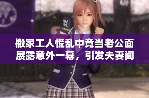 搬家工人慌乱中竟当老公面展露意外一幕，引发夫妻间的深思