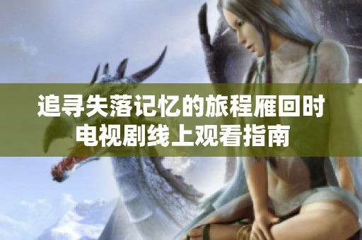 追寻失落记忆的旅程雁回时电视剧线上观看指南