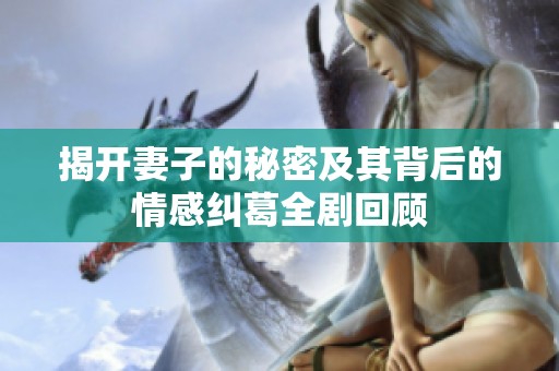 揭开妻子的秘密及其背后的情感纠葛全剧回顾
