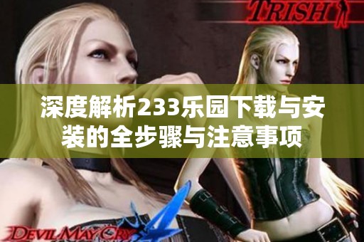 深度解析233乐园下载与安装的全步骤与注意事项