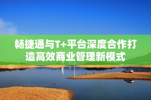 畅捷通与T+平台深度合作打造高效商业管理新模式